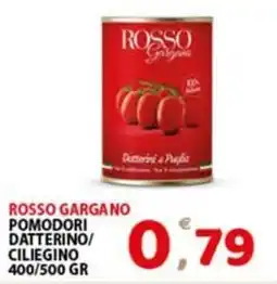 Premium Supermercati Rosso Gargano pomodori datterino offerta