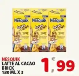 Premium Supermercati Nesquik latte al cacao offerta