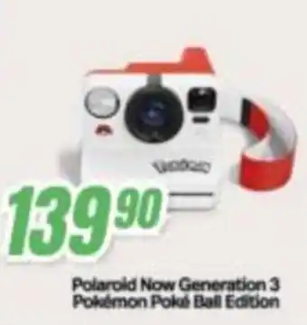 Polaroid Now Generation 3 Pokémon Poké Ball Edition
