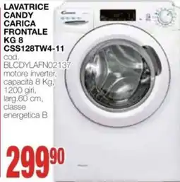 Mondo Brico Lavatrice Candy offerta