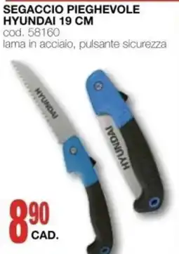 Mondo Brico Segaccio pieghevole Hyundai offerta