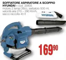 Mondo Brico Soffiatore aspiratore a scoppio Hyundai offerta