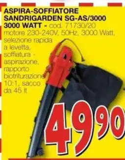 Mondo Brico Aspira-soffiatore Sandrigarden offerta
