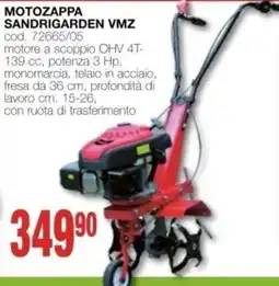 Mondo Brico Motozappa Sandrigarden VMZ offerta