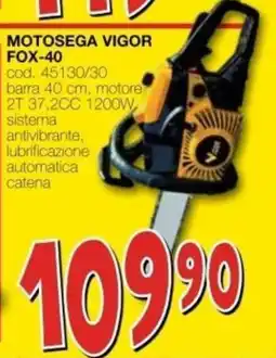 Mondo Brico Motosaiga vigor fox-40 offerta