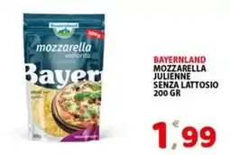 Premium Supermercati Mozzarella julienne senza lattosio offerta