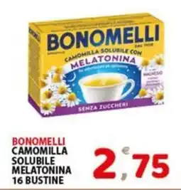 Premium Supermercati Bonomelli camomilla solubile melatonina offerta