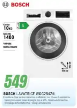 Leonardelli Bosch lavatrice WGG254Z6I offerta