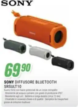 Leonardelli Sony diffusore bluetooth srsult10 offerta