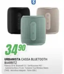 Leonardelli Urbanista cassa bluetooth biarritz offerta
