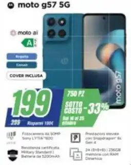 Leonardelli moto g57 5G offerta