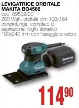 Mondo Brico Levigatrice orbitale Makita offerta