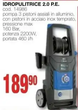 Mondo Brico Idropulitrice 2.0 P.E. offerta