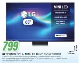 Leonardelli LG TV QNED EVO AI MINILED 4K 65" offerta