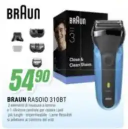 Leonardelli Braun rasoi 310bt offerta