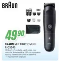Leonardelli Braun Multigrooming AIO5540 offerta