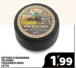 Premium Supermercati Fattorie di Maremma Pecorino stagionato nero offerta