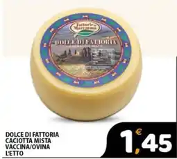 Premium Supermercati Dolce di fattoria caciotta mista vaccina/ovina offerta