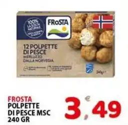 Premium Supermercati Frosta polpette di pesce msc offerta