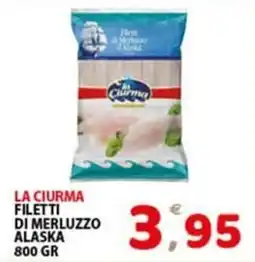 Premium Supermercati La Ciurma filetti di merluzzo alaska offerta