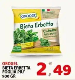 Premium Supermercati Orogel bieta erbetta foglia piu' offerta