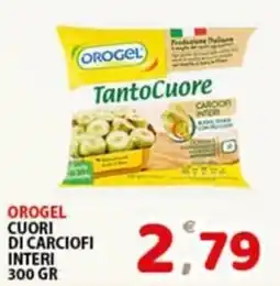 Premium Supermercati Orogel cuori di carciofi interi offerta
