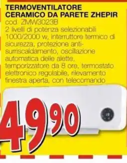 Mondo Brico Termostato da parete Zhepir offerta