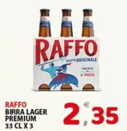 Premium Supermercati Raffo birra lager premium offerta