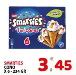Premium Supermercati Smarties cono offerta