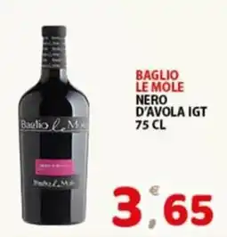 Premium Supermercati Baglio le Mole Nero d'Avola IGT offerta