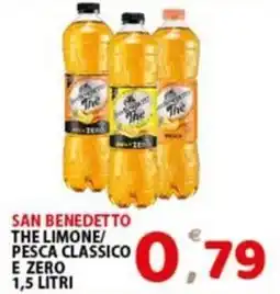 Premium Supermercati San Benedetto The Limone Pesca Classico offerta