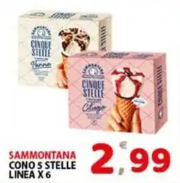 Premium Supermercati Sammontana cono 5 stelle offerta