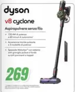 Leonardelli Dyson v8 cyclone Aspirapolvere senza filo offerta