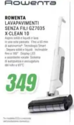 Leonardelli Rowenta lavapavimenti senza fili GZ7035 X-Clean 10 offerta