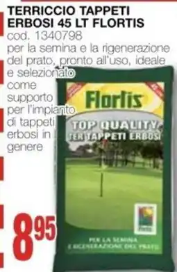 Mondo Brico Terriccio tappeti erbosi Florlis offerta