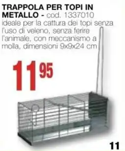 Mondo Brico Trappola per topi in metallo offerta