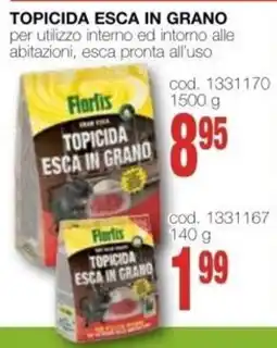 Mondo Brico Topicide esca in grano Floris offerta
