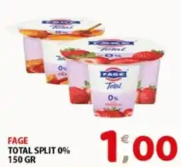 Mio Market FAGE TOTAL SPLIT 0% offerta