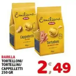 Mio Market Barilla tortelloni/tortellini/cappelletti offerta