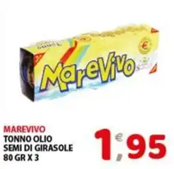 Mio Market Marevivo tonno olio semi di girasole offerta
