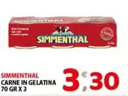 Mio Market Simmenthal carne in gelatina offerta