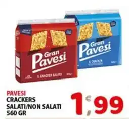 Mio Market Pavesi crackers salati/non salati offerta