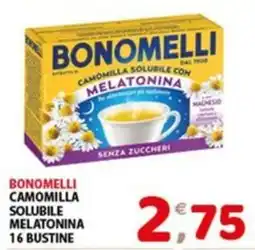 Mio Market Bonomelli camomilla solubile melatonina offerta