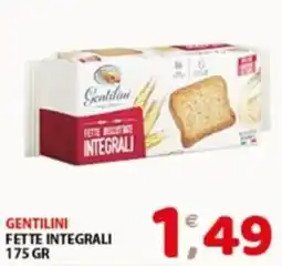 Mio Market Gentilini fette biscottate integrali offerta