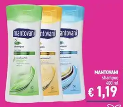 Determarket Mantovani shampoo offerta