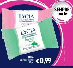Determarket Lycia salviettine intime offerta