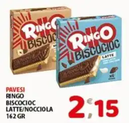 Mio Market Pavesi Ringo biscocioc latte/nocciola offerta