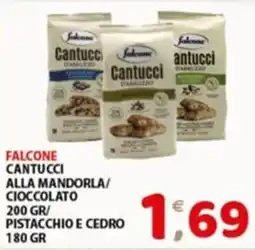 Mio Market Falcone Cantucci alla mandorla/cioccolato offerta