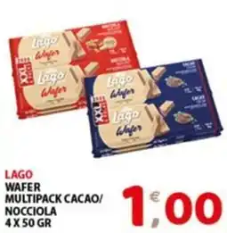 Mio Market Lago wafer multipack cacao/nocciola offerta
