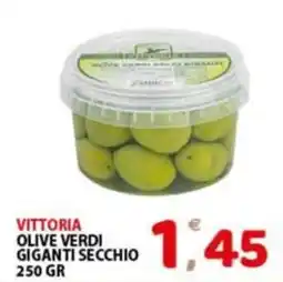 Premium Supermercati Vittoria olive verdi giganti secchio offerta